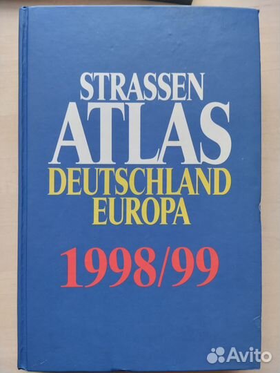 Атлас автомобильных дорог Германии и Европы