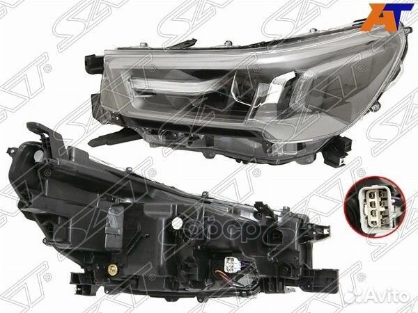Фара toyota hilux 20- LH LED ST-212-20AML Sat