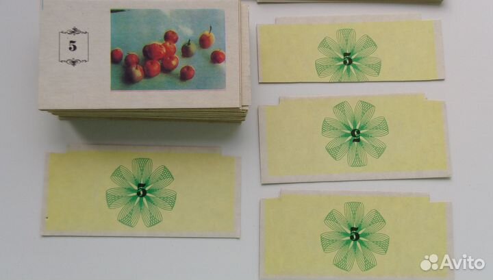 Карточки настольной игры 