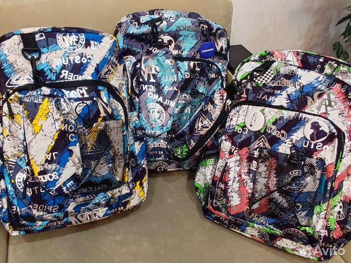 Рюкзак городской школьный подросткам и взрослым