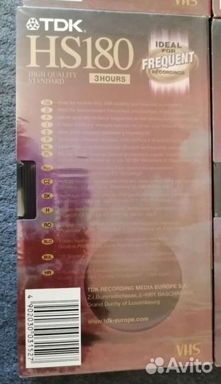 Видеокассеты TDK новые