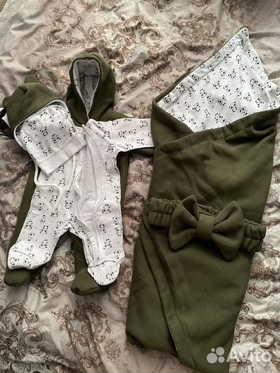 Конверт на выписку, вещи пакетом