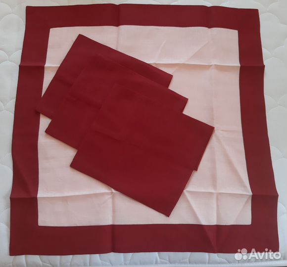 Скатерть и салфетки лен