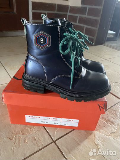 Ботинки демисезонные для девочки 31 размер