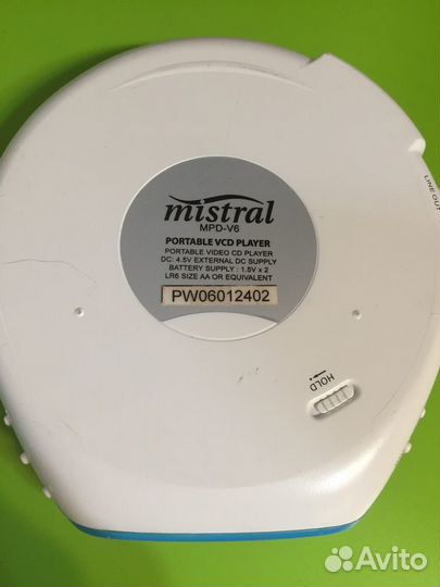 Портативный VCD плеер Mistral MPD-V6