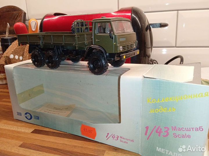 Модель камаз 43105 с тентом