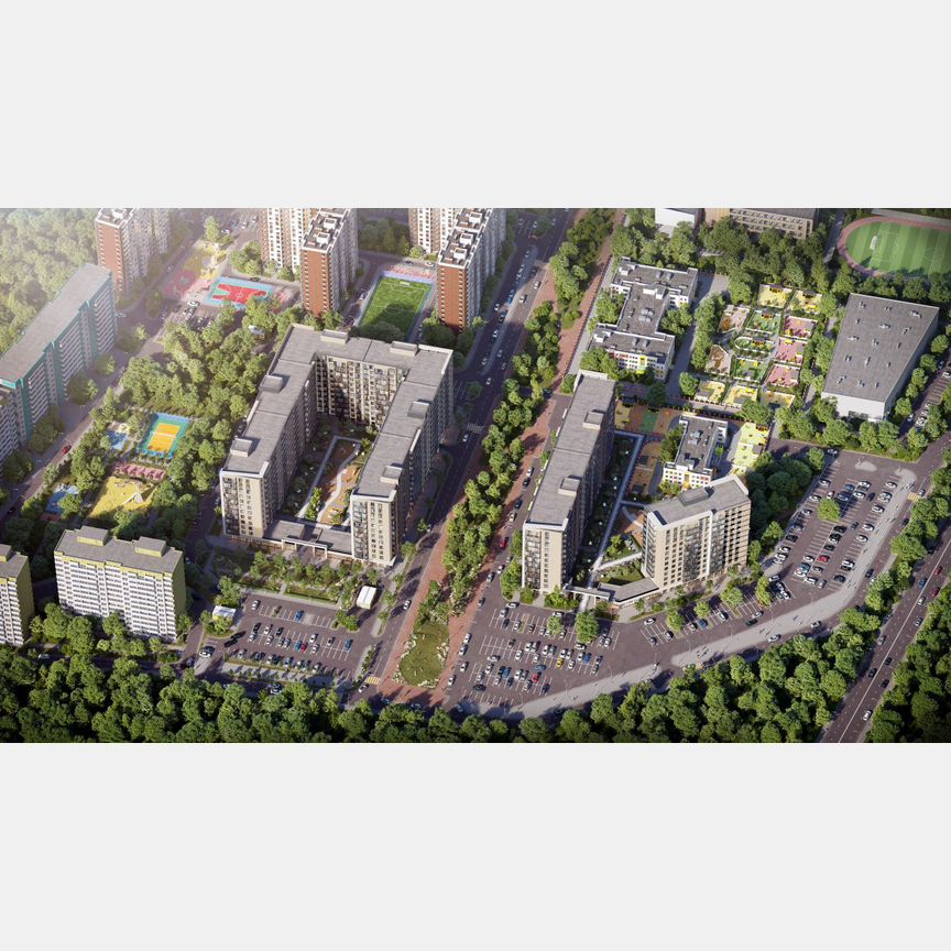 1-к. квартира, 39,4 м², 11/12 эт.