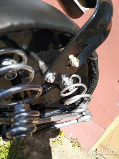 Широкое, комфортное вело седло со спинкой