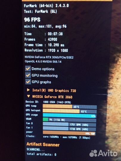 Видеокарта MSI RTX 3060 12gb
