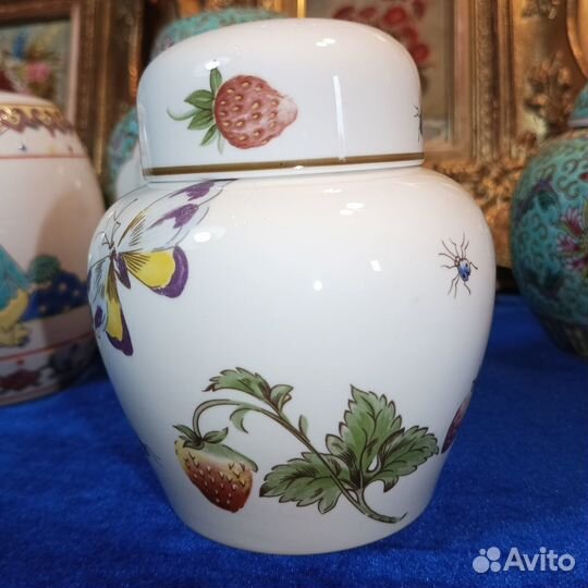 Имбирные вазы.Китай.Англия.Банки.Чайница.Фарфор