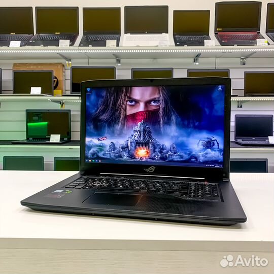 Игровой ноутбук Asus i7/GTX1050TI/17,3/120Hz