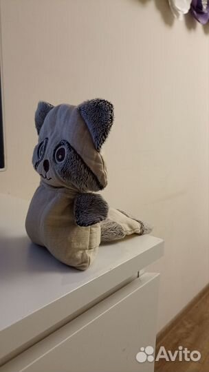 Игрушка енот (Грелка с вишневыми косточками)