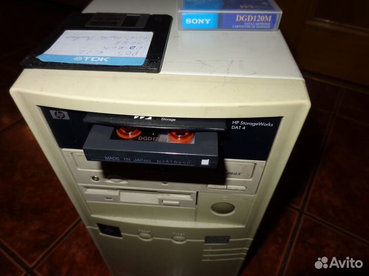 Ретро 486DX4-100 VLB с scsi-стримером на 4Гб