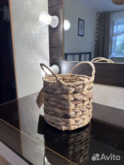 Корзина плетеная новая