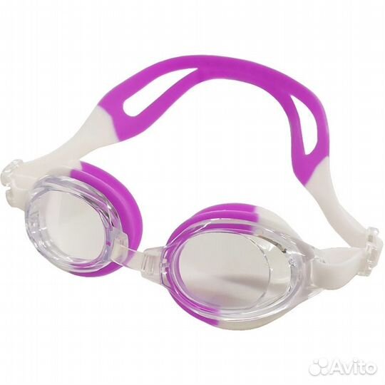 Очки для плавания детские фиолетово/белые
