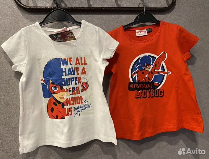 Футболки 2 шт новые Lady Bug