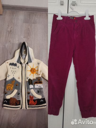 Кофта и брюки для девочки