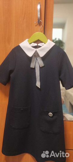 Школьная форма для девочки 122 128 темно синяя