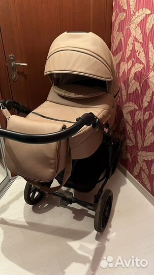 Коляска 2 в 1 эко кожа
