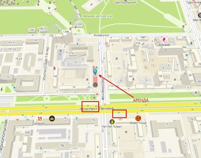 Сдам торговое помещение, 80 м²