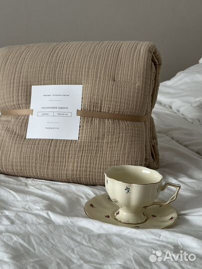 Муслиновый плед детский