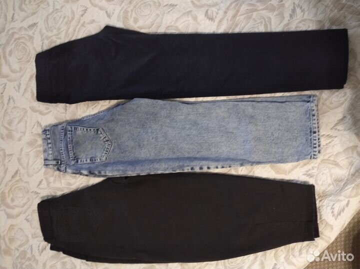 Джинсы для девочки 134 140 пакетом