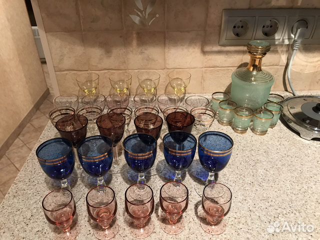 Бокалы и рюмки времён ссср, винтаж