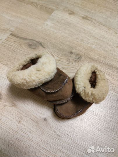 Пинетки для новорожденных зимние