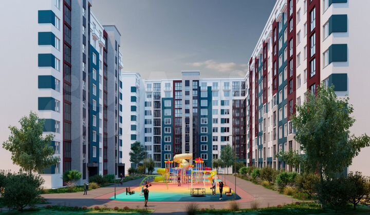 2-к. квартира, 57,5 м², 9/10 эт.