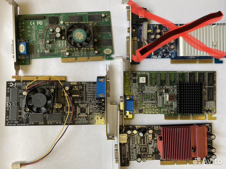 Видеокарты на ацп или запчасти