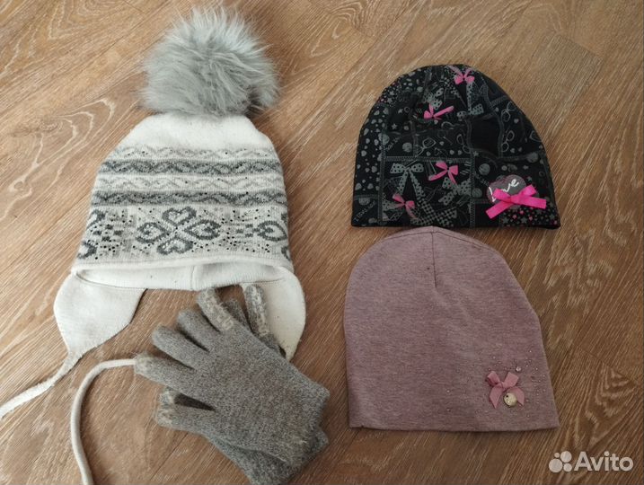 Шапки на 6-8 лет