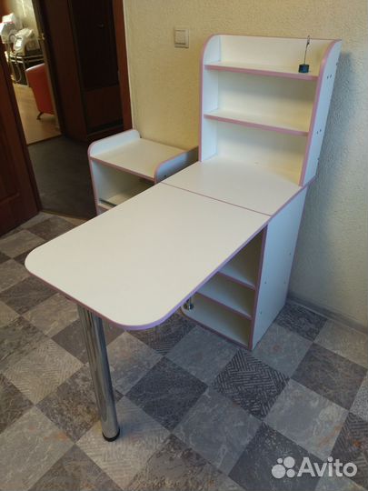 Маникюрный стол складной + тумба б/у