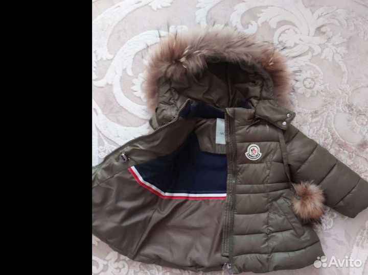 Пуховик moncler детский