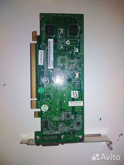 Профессиональная видеокарта HP quadronvs 258 128Mb