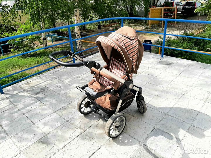 Коляска 2 в 1 teutonia подарок конверт из овчины