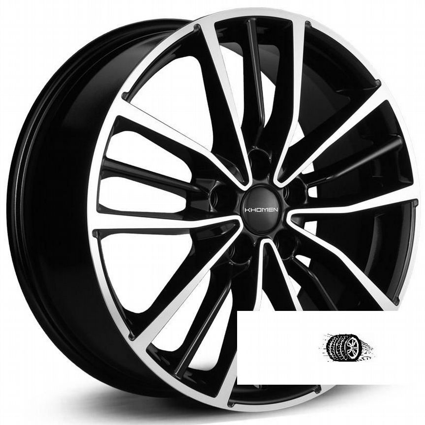 Литые диски Khomen Wheels 7×R18 5×114.3
