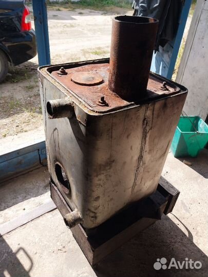 Буржуйка на отработке