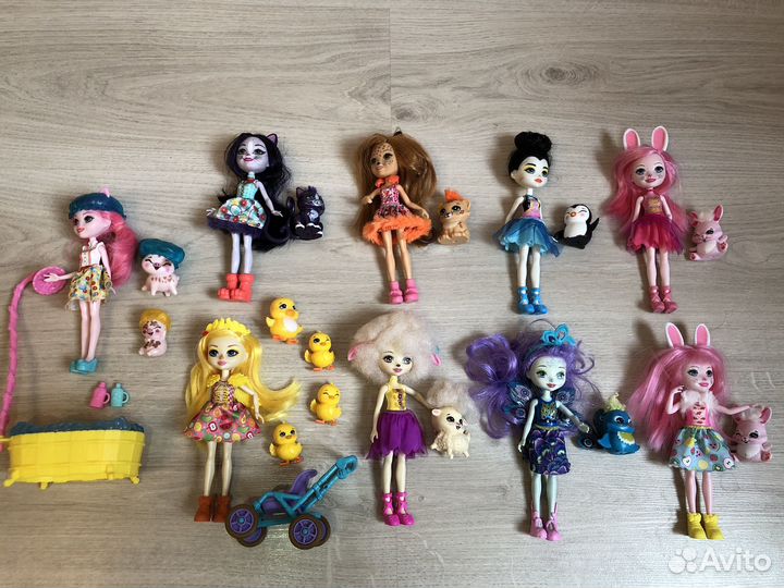 Энчантималс enchantimals Набор 9 шт