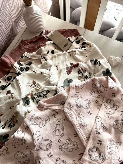 Новые комбинезоны слипы для девочки 86 92 98