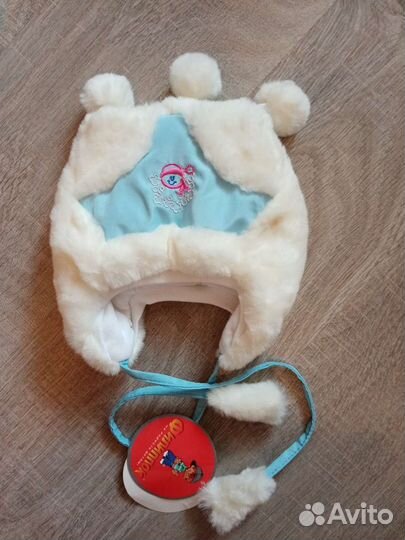 Шапка зимняя для девочки размер 46-48, новые