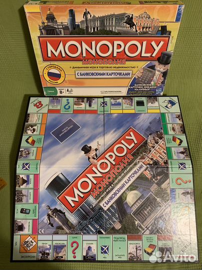 Игра Монополия с банковскими картами