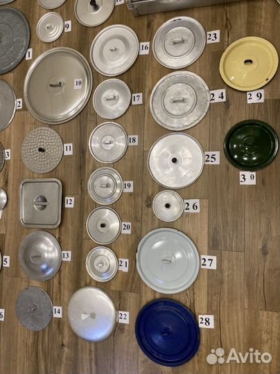 Крышки для кастрюль времён СССР