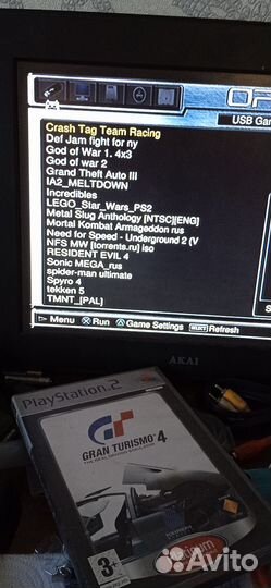 Usb flash флешка на 64gb с играми PS2