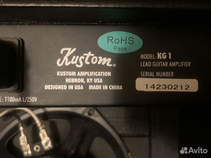 Комбоусилитель Kustom 15w