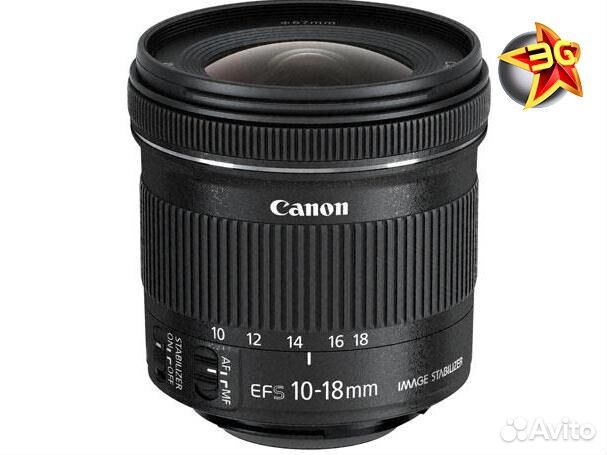Объектив Canon EF-S 10-18mm f/4.5-5.6 IS STM