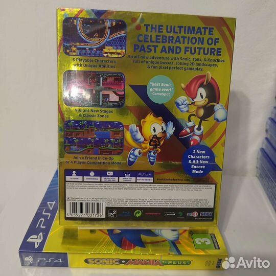 Sonic Mania Plus PS4/PS5 Артбук новый