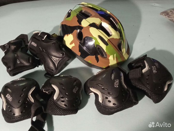 Детские ролики и защита 35-38