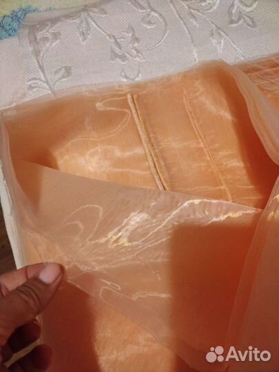 Новые занавес обшитые вуаль-органза3*3м