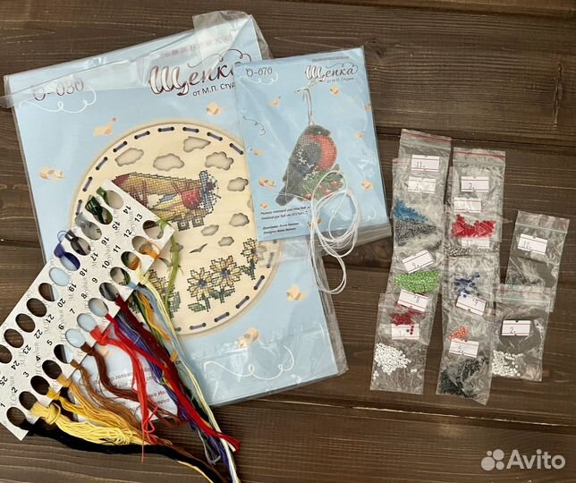 Остатки М.П.Студия, наборы для вышивания
