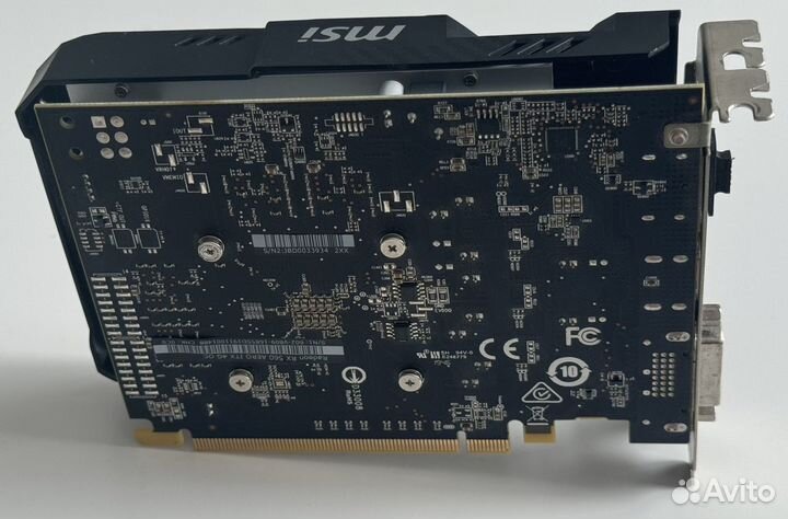 Видеокарта MSI Radeon RX 560 aero ITX 4G